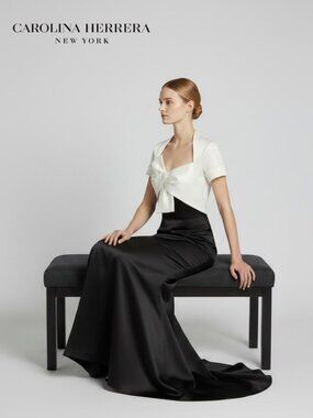Carolina Herrera Off The Shoulder Gown